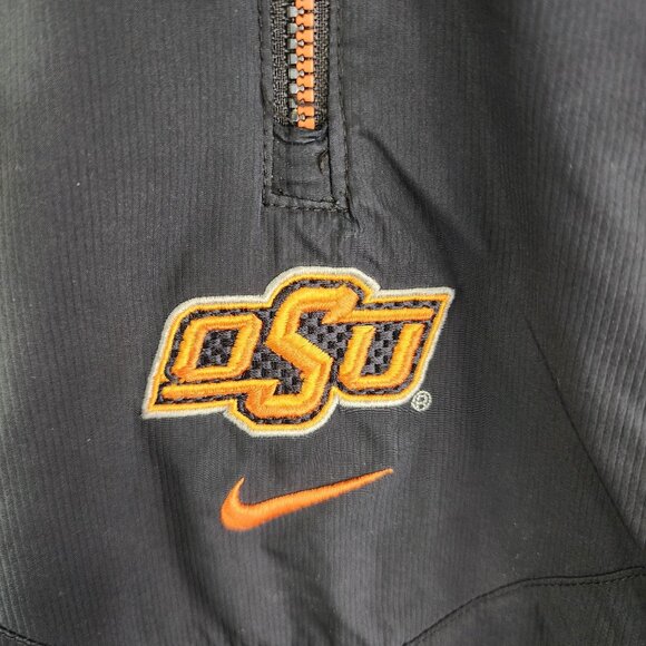 Men's Nike Clima-Fit Oklahoma State University Pullover Jacket 1/4 Zip Size XXL - Picture 6 of 15